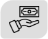 Hand mit Blitzsymbol